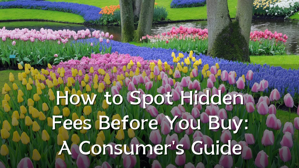 How to Spot Hidden Fees Before You Buy: A Consumer's Guide