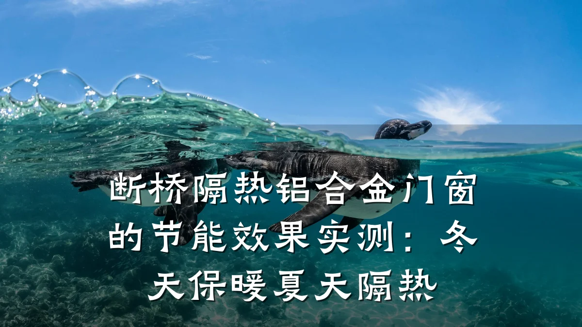 断桥隔热铝合金门窗的节能效果实测:冬天保暖夏天隔热