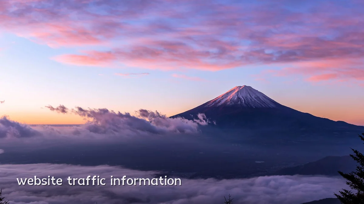 website traffic information