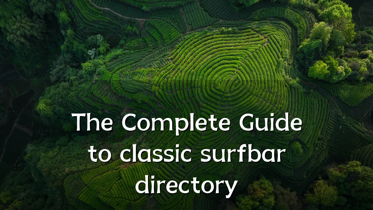 The Complete Guide to classic surfbar directory