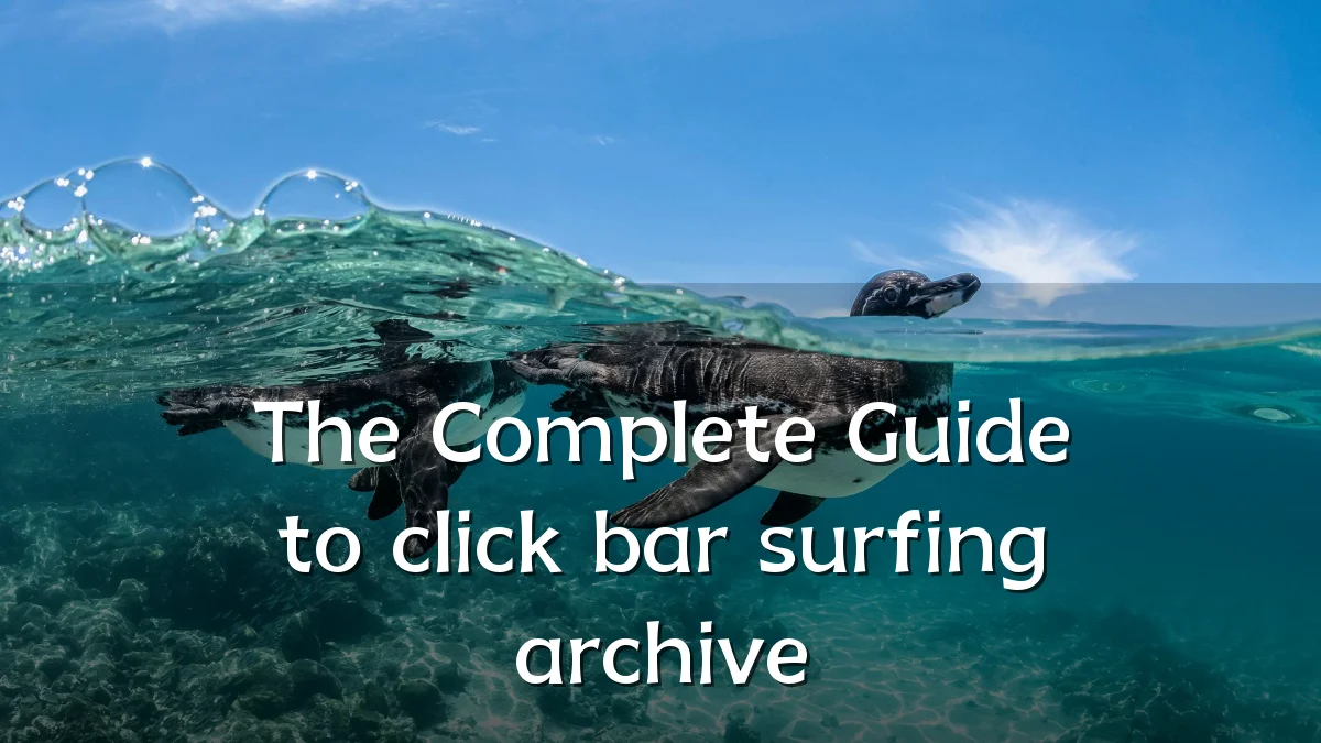 The Complete Guide to click bar surfing archive
