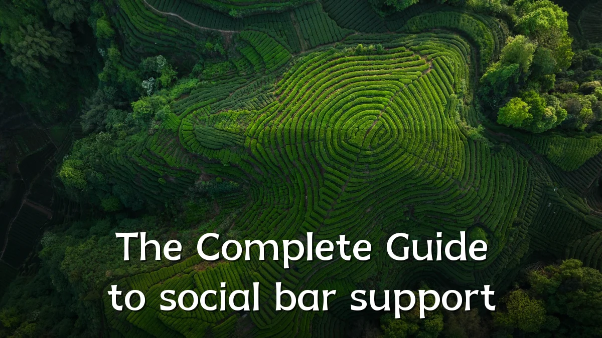 The Complete Guide to social bar support