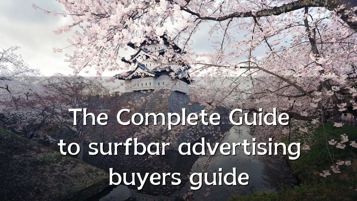 The Complete Guide to surfbar advertising buyers guide