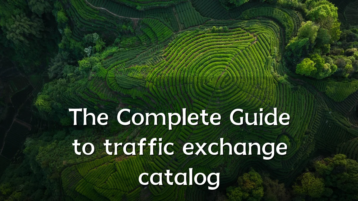 The Complete Guide to traffic exchange catalog
