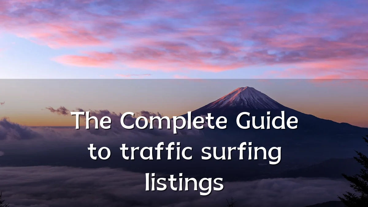 The Complete Guide to traffic surfing listings
