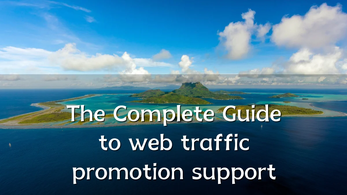 The Complete Guide to web traffic promotion support