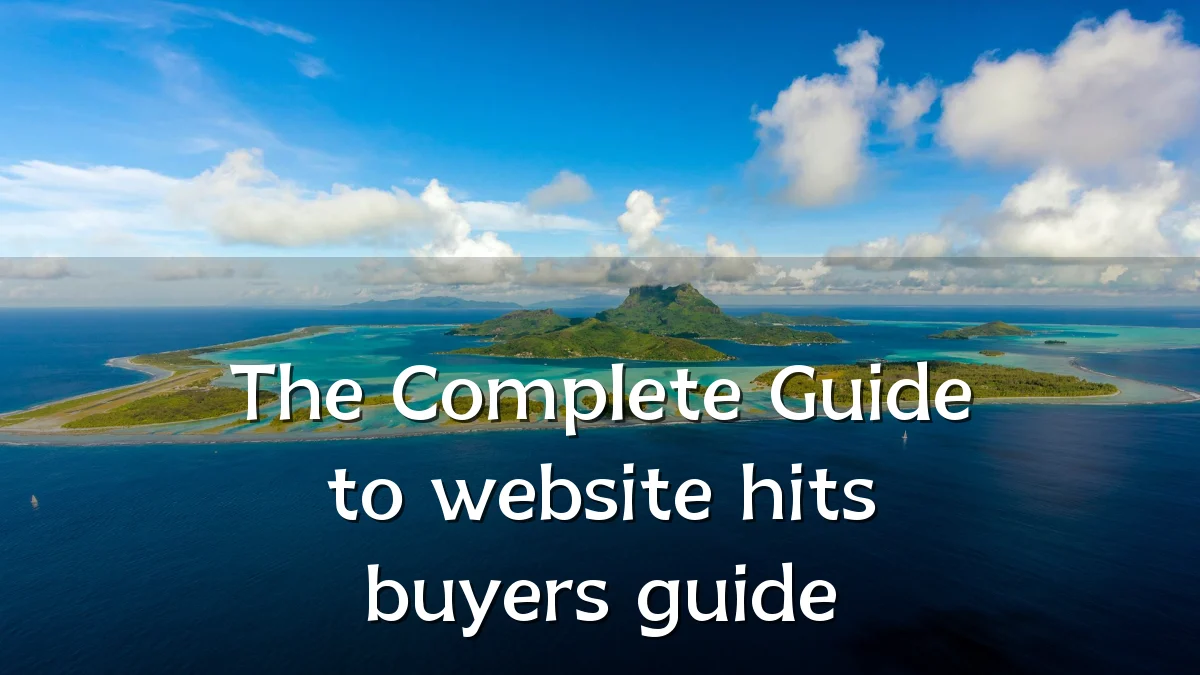 The Complete Guide to website hits buyers guide