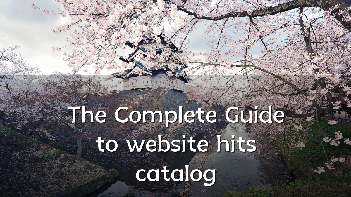 The Complete Guide to website hits catalog