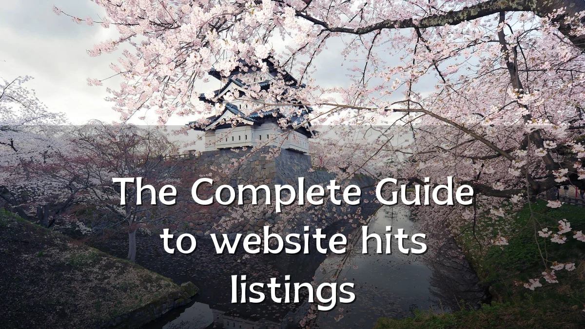 The Complete Guide to website hits listings