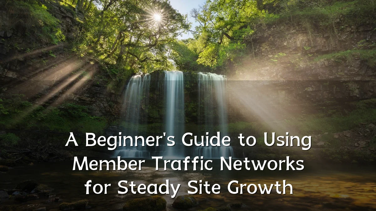A Beginner's Guide to Using Member Traffic Networks for Steady Site Growth