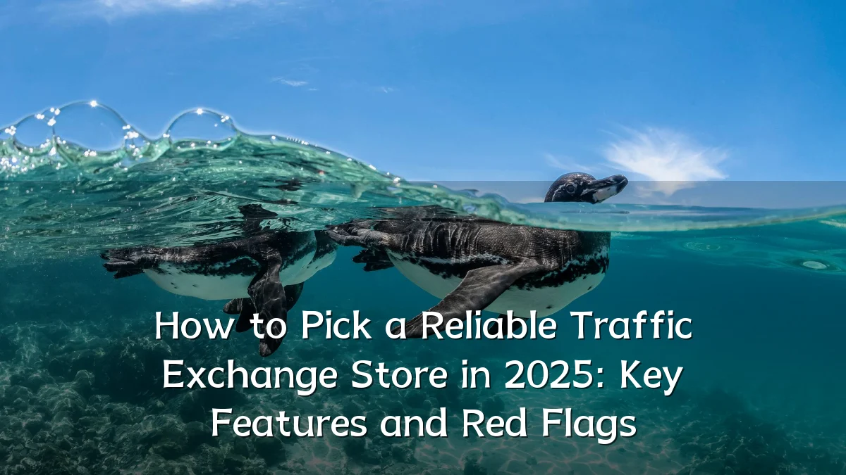 How to Pick a Reliable Traffic Exchange Store in 2025: Key Features and Red Flags