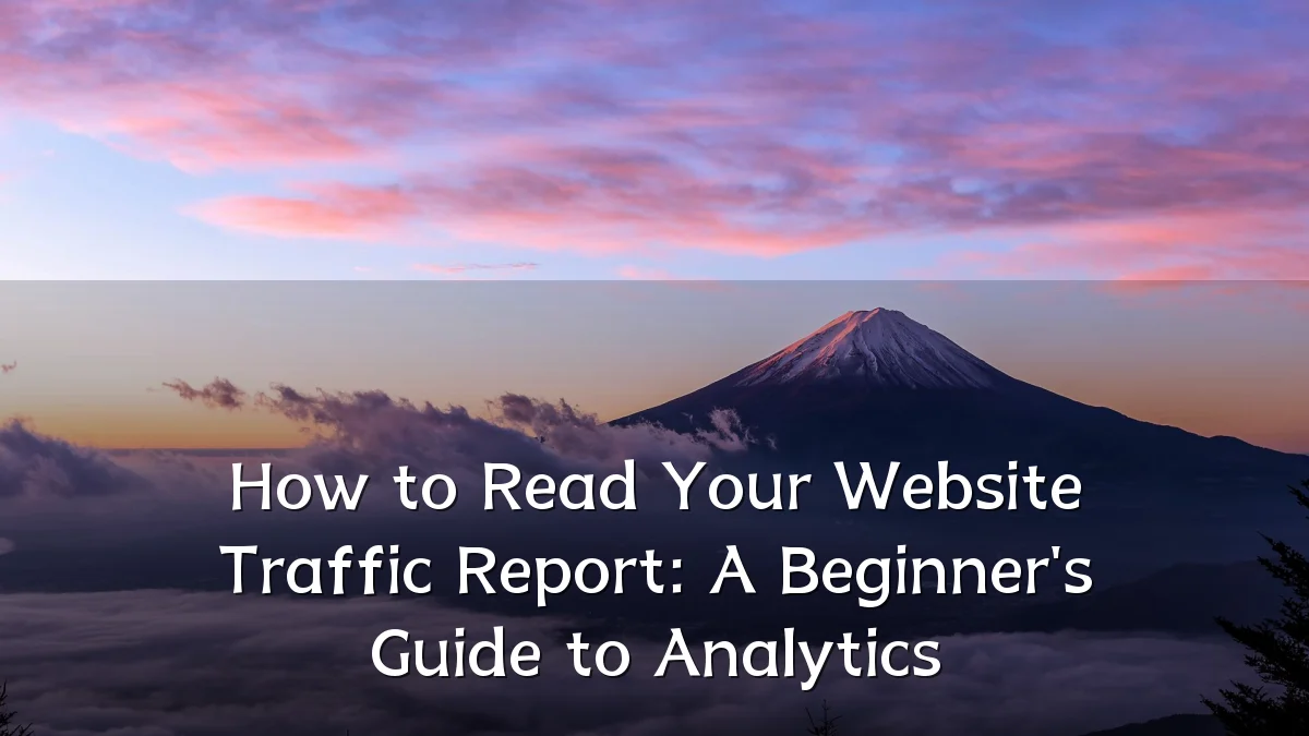 How to Read Your Website Traffic Report: A Beginner's Guide to Analytics