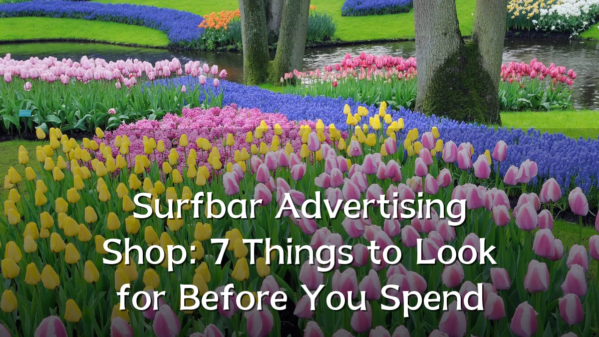 Surfbar Advertising Shop: 7 Things to Look for Before You Spend