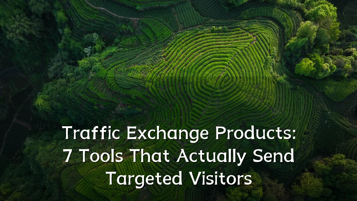 Traffic Exchange Products: 7 Tools That Actually Send Targeted Visitors