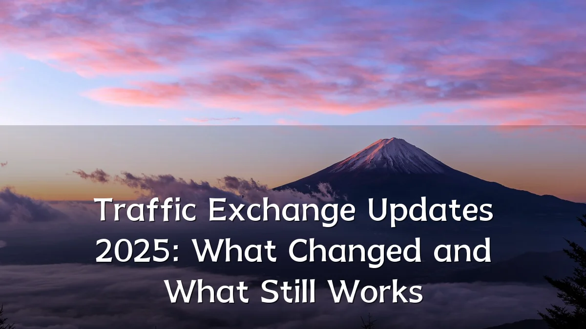 Traffic Exchange Updates 2025: What Changed and What Still Works