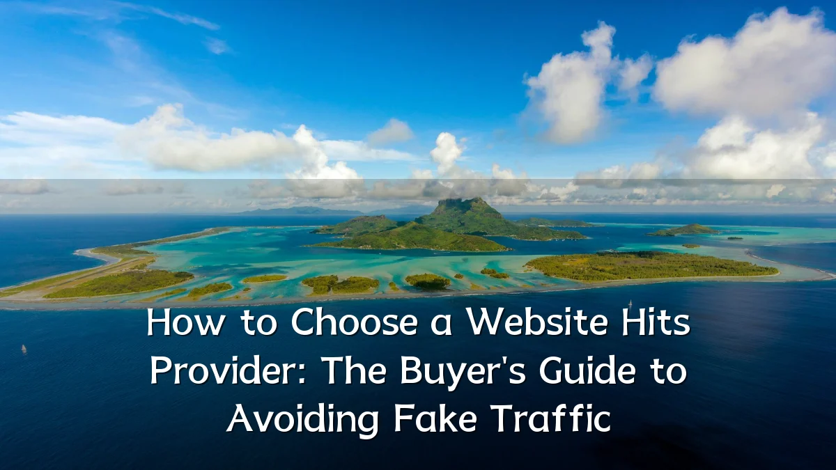 How to Choose a Website Hits Provider: The Buyer's Guide to Avoiding Fake Traffic