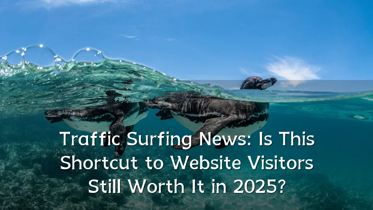 Traffic Surfing News: Is This Shortcut to Website Visitors Still Worth It in 2025?