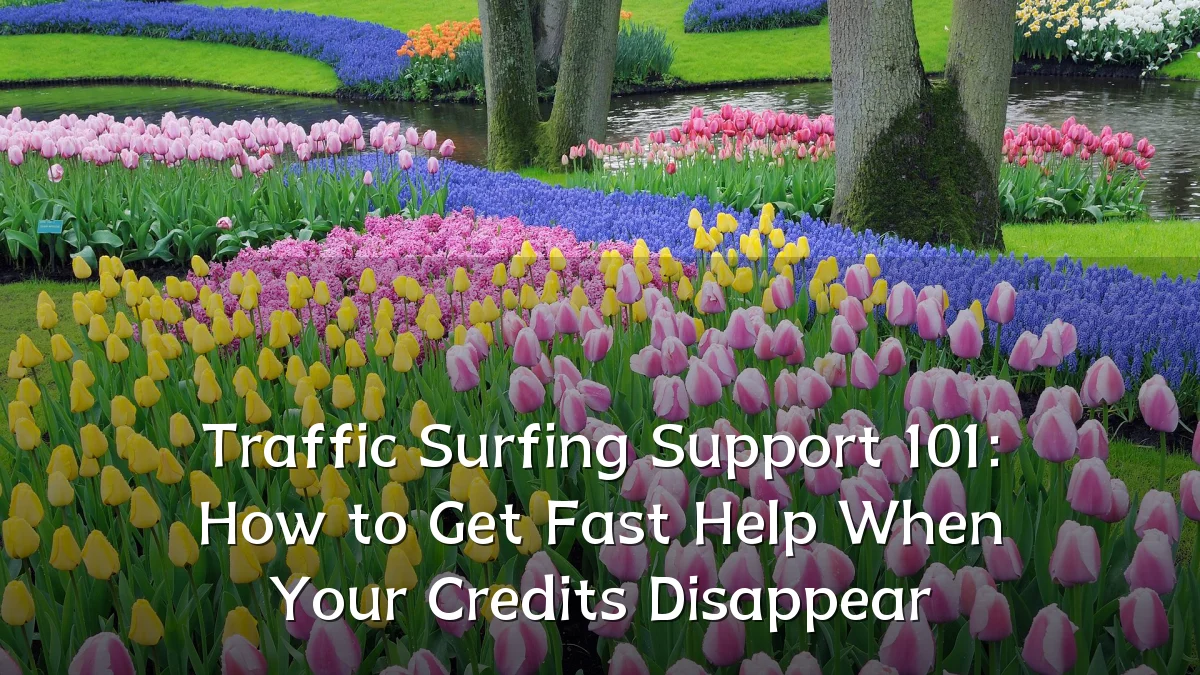 Traffic Surfing Support 101: How to Get Fast Help When Your Credits Disappear